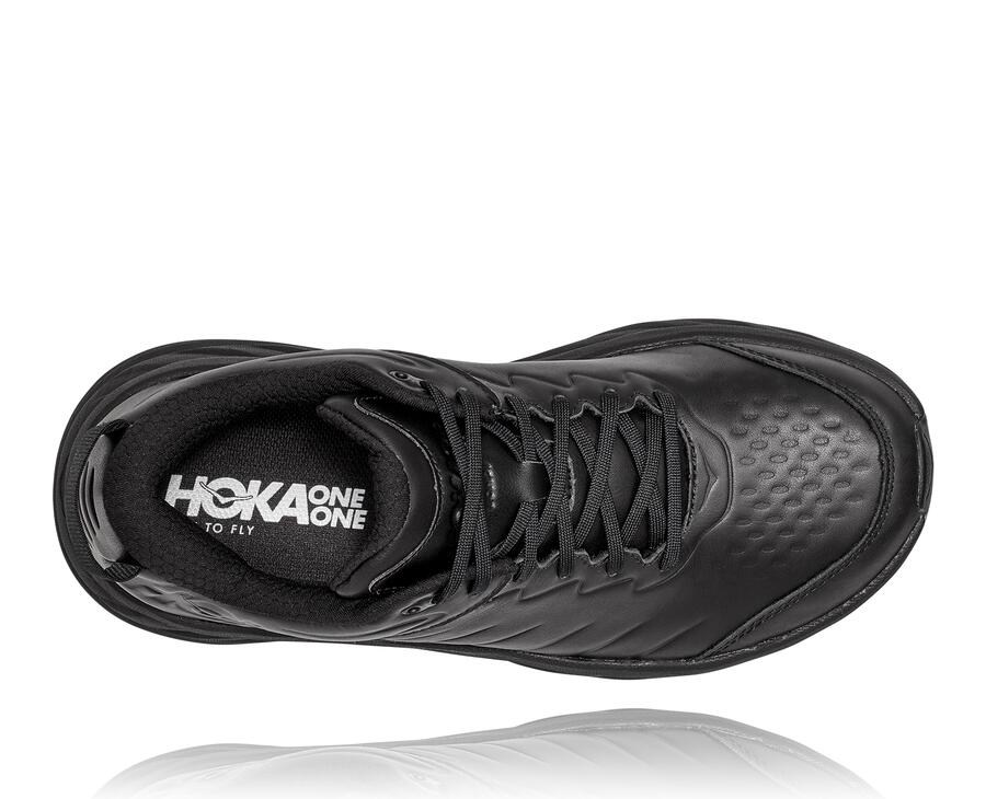 Running Shoes Mens - Hoka One One Bondi Sr - Black - FXZVIKN-62